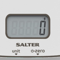 Salter 1110 SVDR Contour - Elektronická digitální kuchyňská váha, 10 kg, funkce Zero Add & Weigh, měření tekutin, velký snadno č